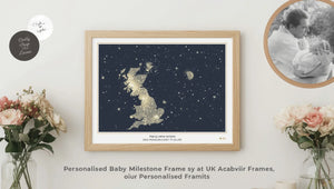 Personalised Baby Milestone Frames: Ideas for New UK Parents
