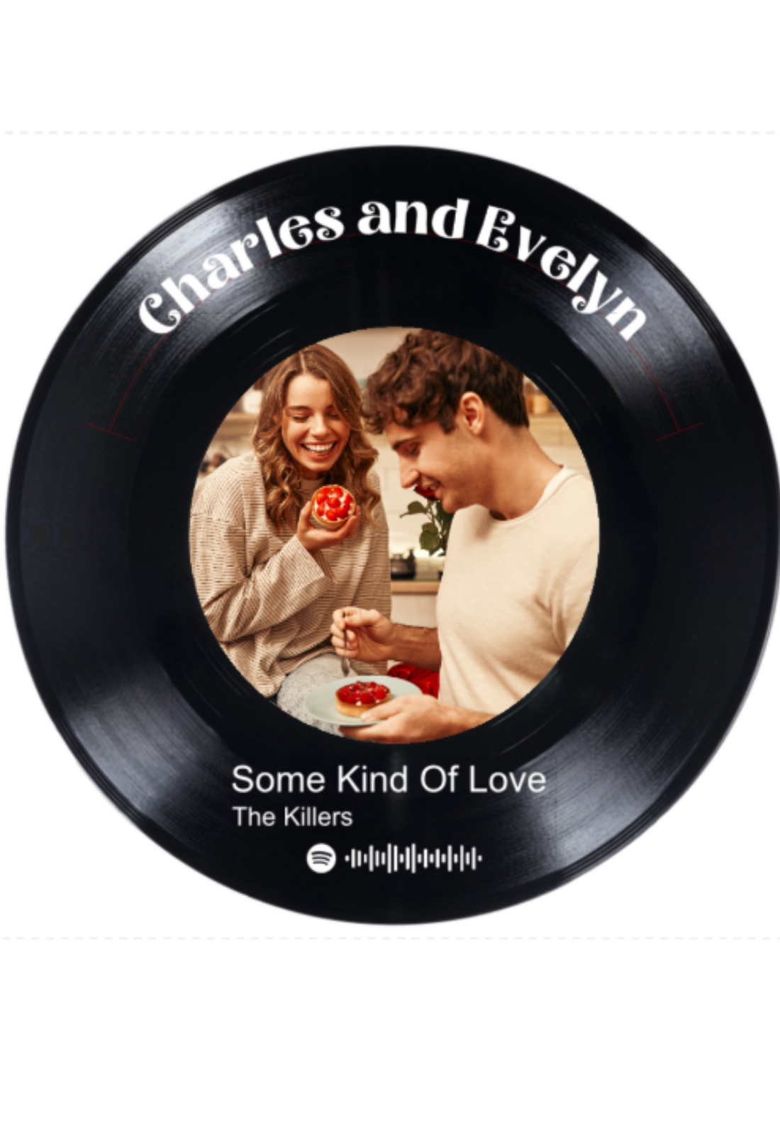 Custom Spotify Vinyl Song Print – Personalised Music Wall Art