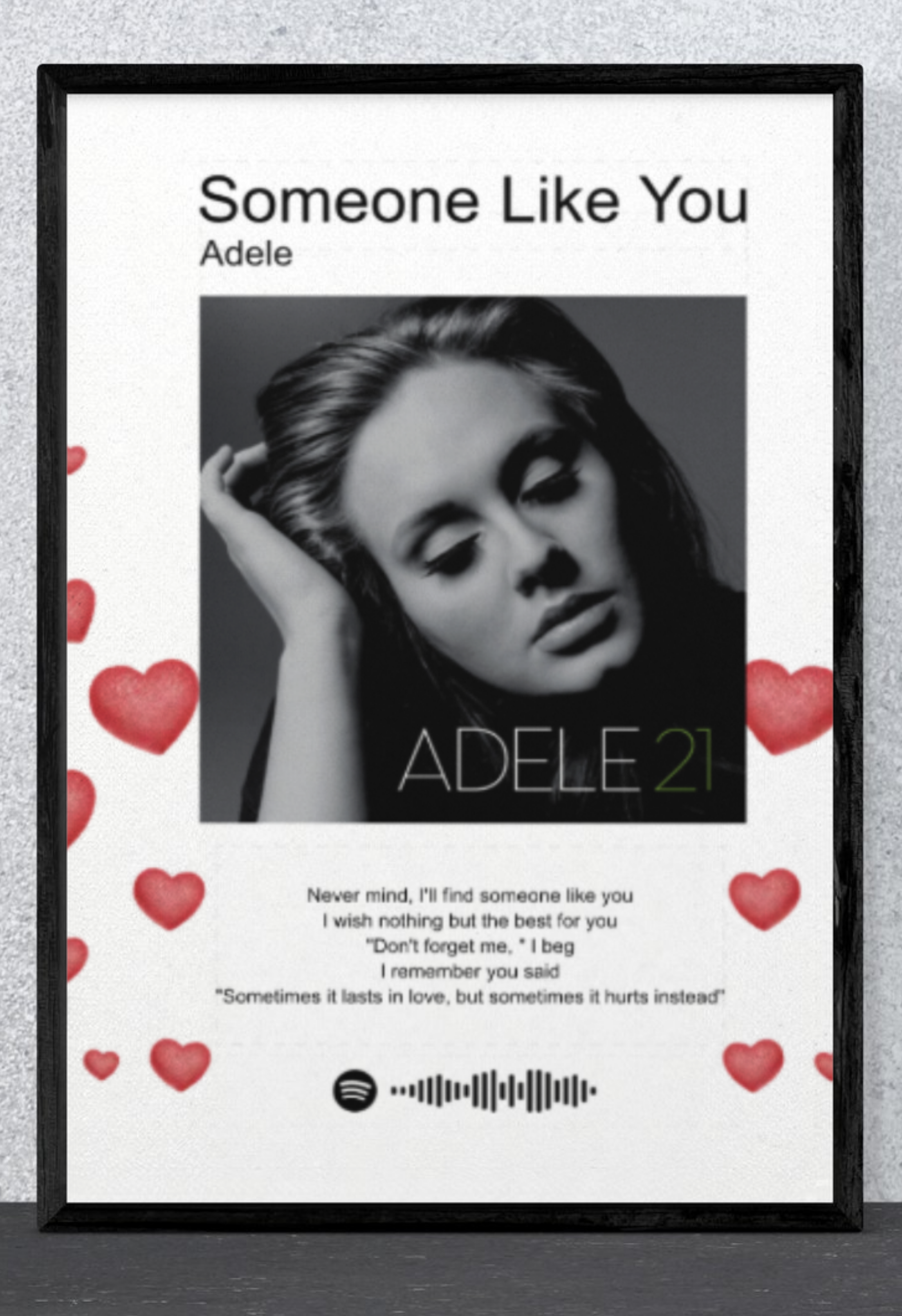 Spotify Music Plaque – Personalized Song Gift