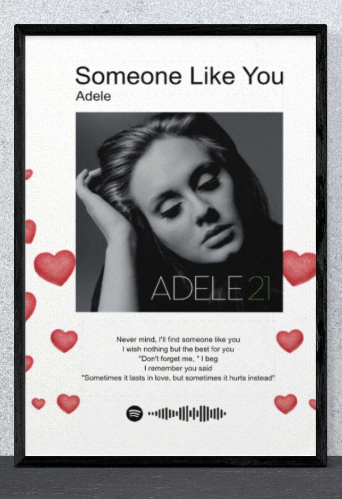 Spotify Music Plaque – Personalized Song Gift