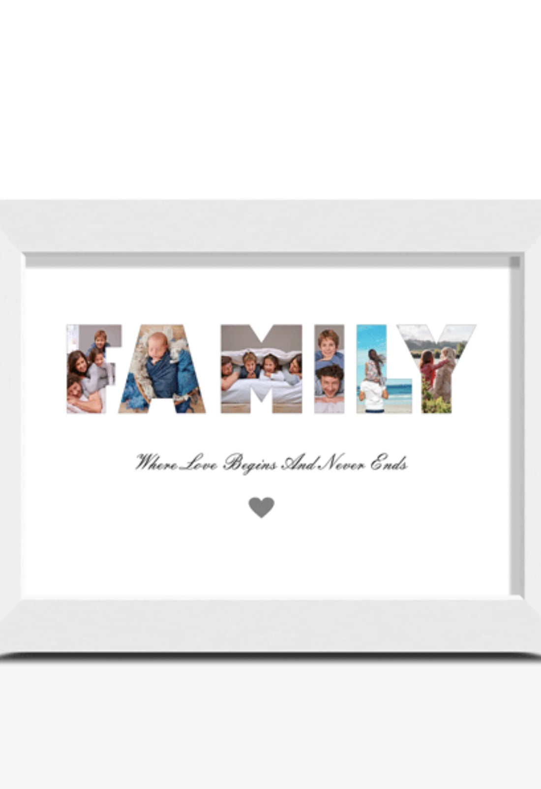 Personalised Family Photo Collage Print – Unique Gift Idea
