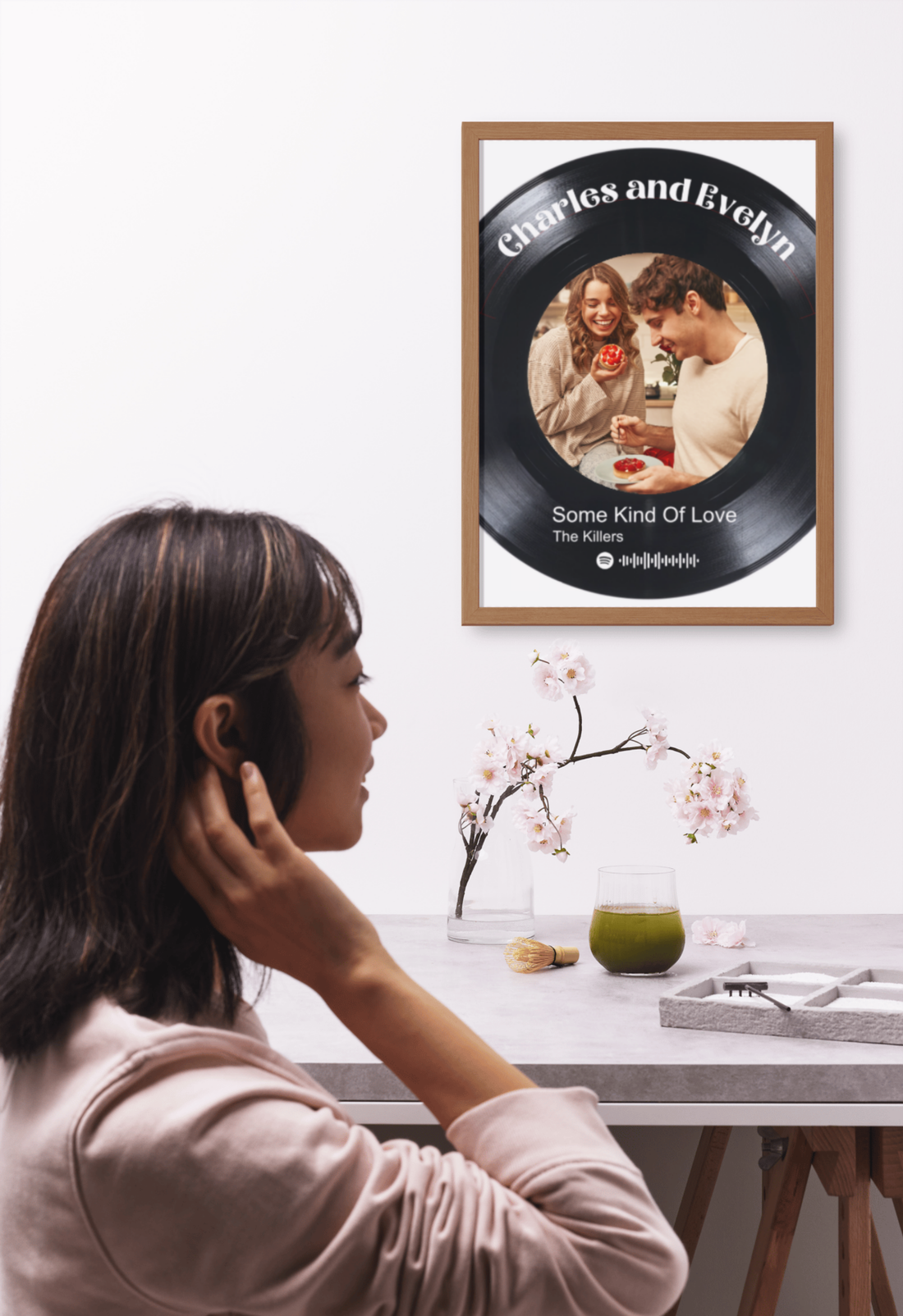 Custom Spotify Vinyl Song Print – Personalised Music Wall Art