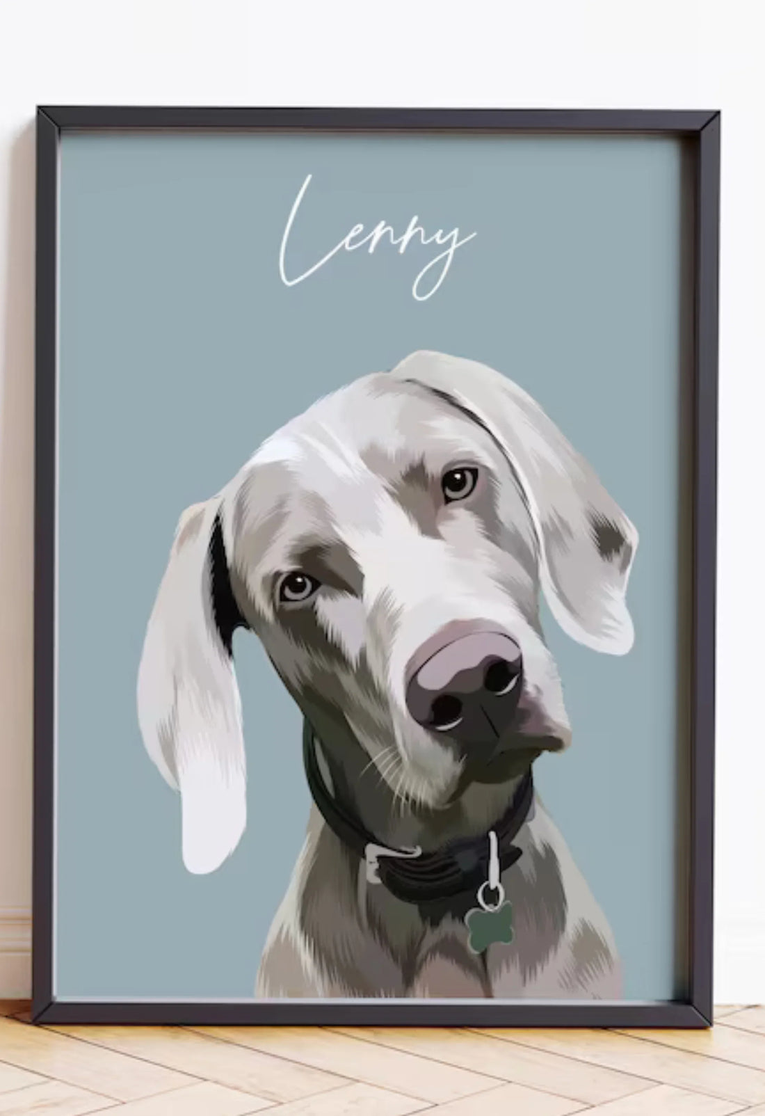 Custom Hand-Illustrated Pet Portrait | Personalized Dog & Cat Art