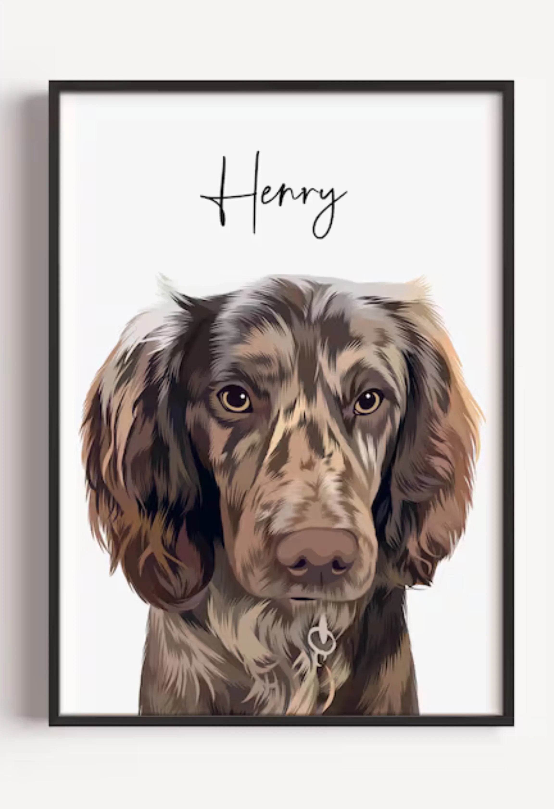 Custom Hand-Illustrated Pet Portrait | Personalized Dog & Cat Art - PersonalisePro 