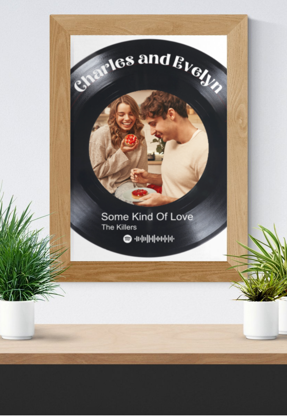 Custom Spotify Vinyl Song Print – Personalised Music Wall Art