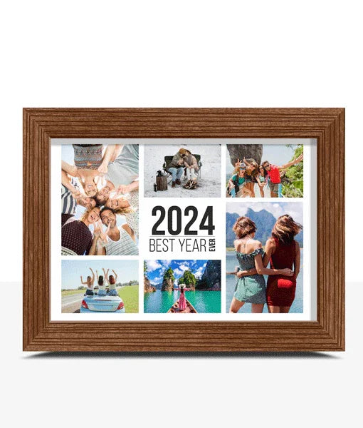 Best Year Ever Personalised Friends Photo Print Gift - PersonalisePro 