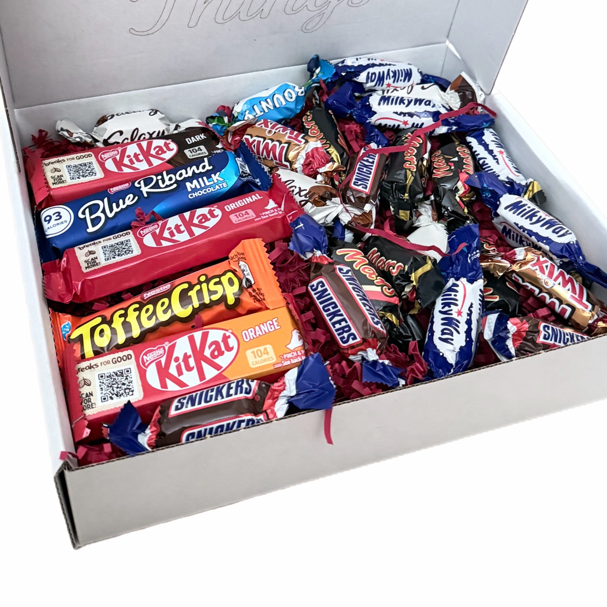 Personalised Christmas Gift Box – Festive Sweets, Pen & Spoon Set 🎅