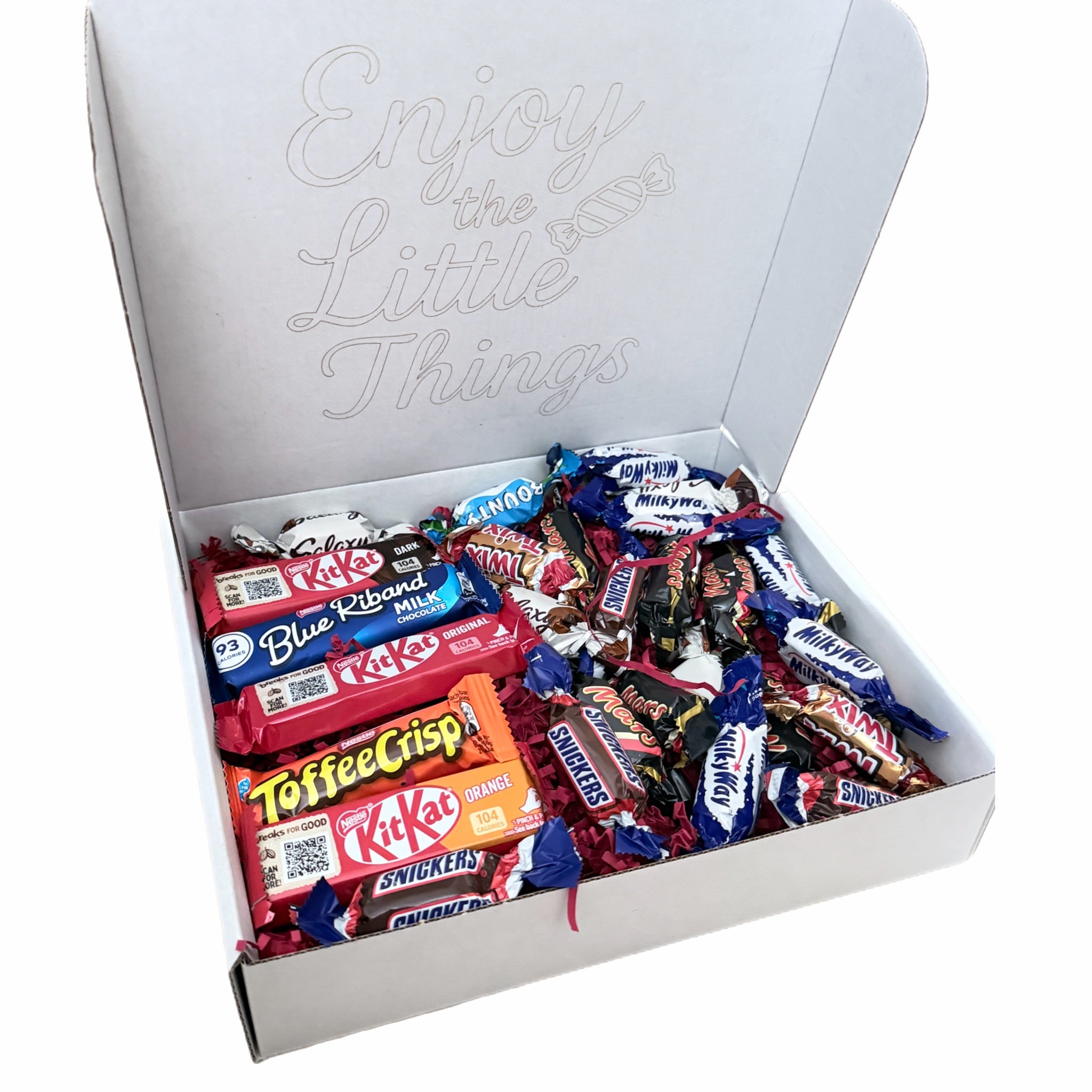 Personalised Christmas Gift Box – Festive Sweets, Pen & Spoon Set 🎅