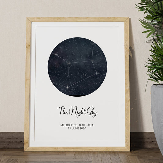 Star Map Poster